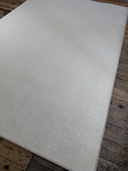 Blanc ivorie 100% wool rug 238cm x 350cm