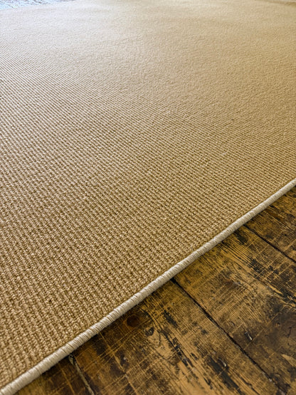 Rustic orange 100% wool rug 200cm x 300cm