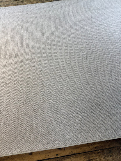 Aran herringbone 100% wool rug 240cm x 240cm