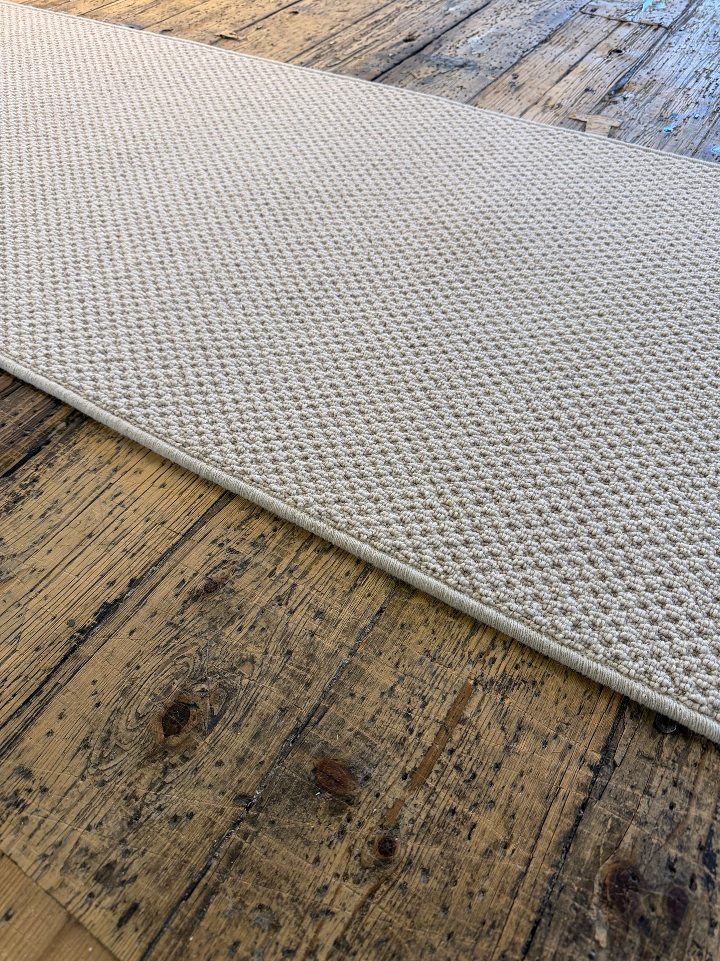 Oxford tone 100% wool hallway runner 75cm x 290cm