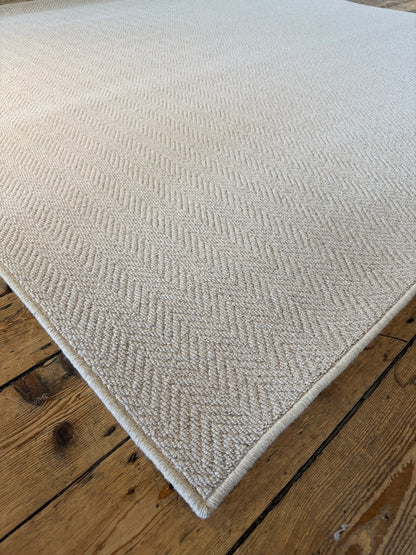 Harvest herringbone 100% wool rug 267cm x 270cm