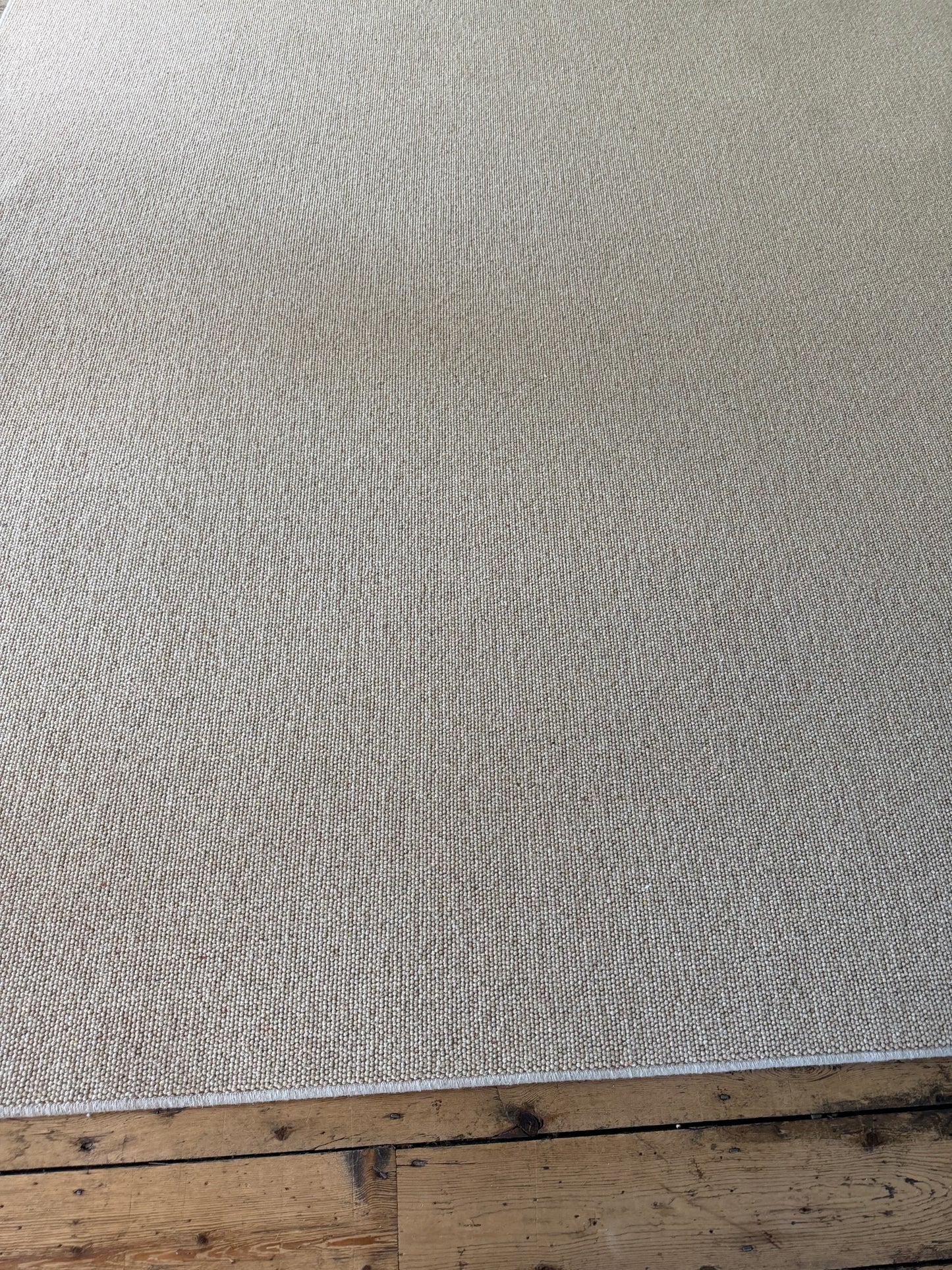 Wheaten 100% wool rug 280cm x 298cm