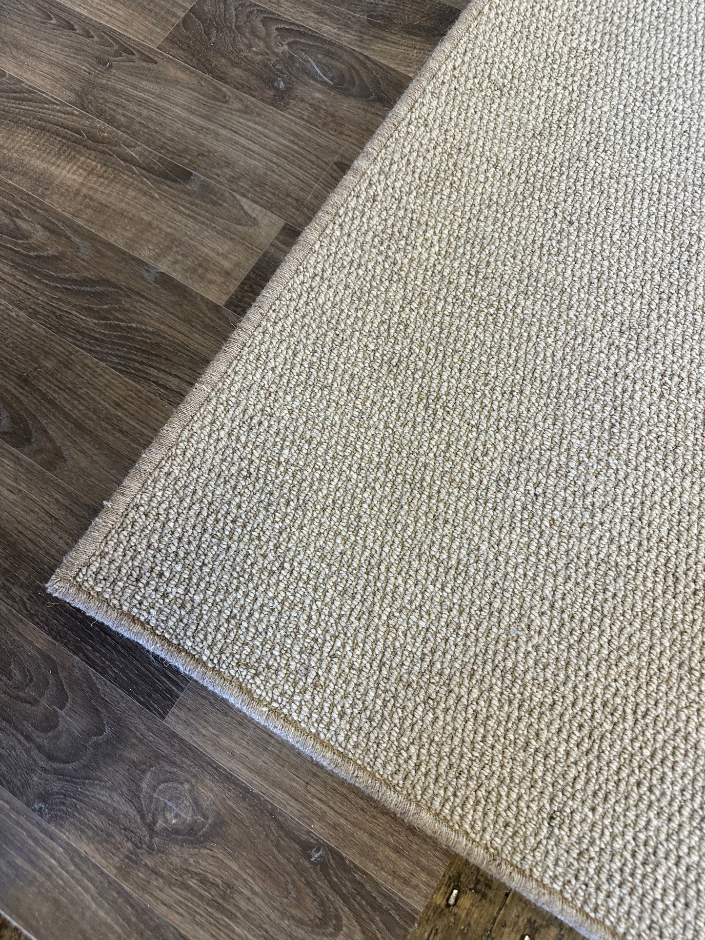 Oatcake 100% wool rug 210cm x 347cm