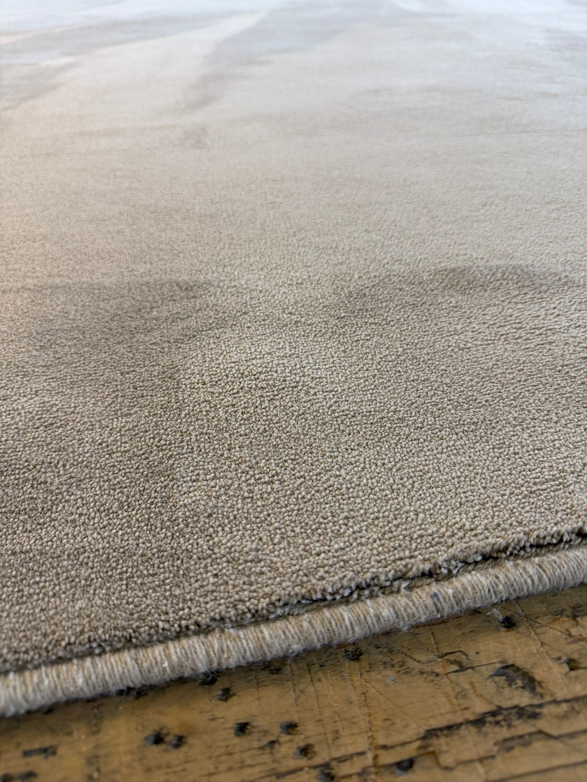 Mushroom silk 100% polypropylene rug 260cm x 360cm