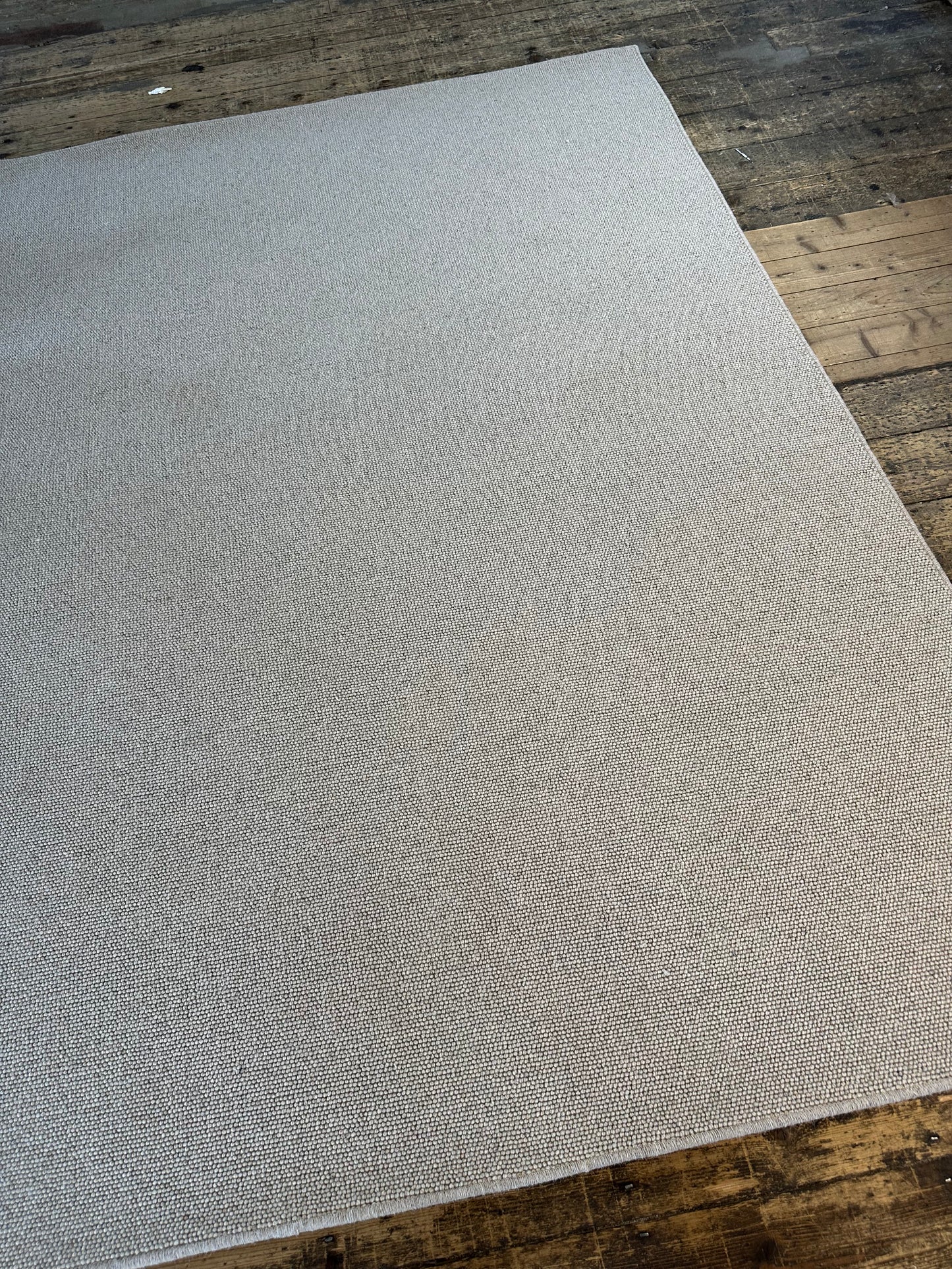 Pumice 100% wool rug 201cm x 211cm