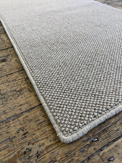 Sage 100% wool hallway runner 75cm x 314cm