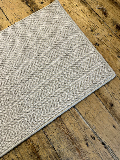 Herringbone 100% wool runner 62cm x 250cm