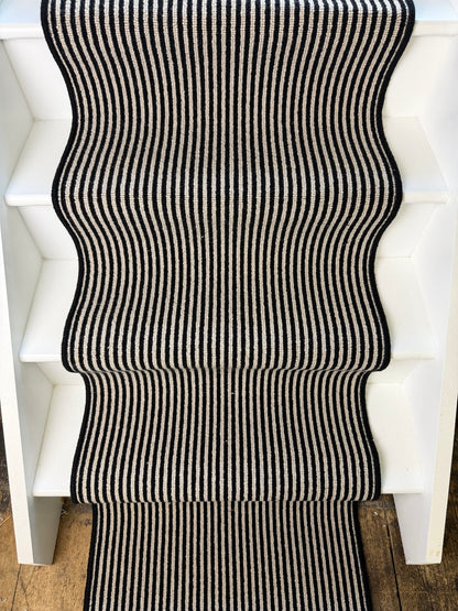 Oreo 100% wool stairs runner 12 steps
