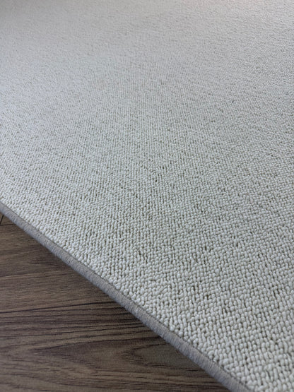 Blanc ivorie 100% wool rug 235cm x 370cm