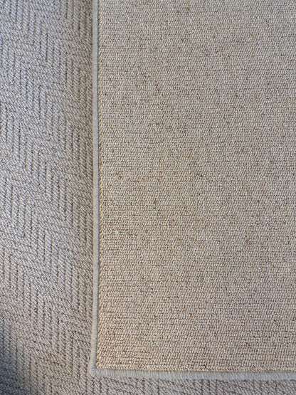Biscuit 100% wool rug 200cm x 300cm