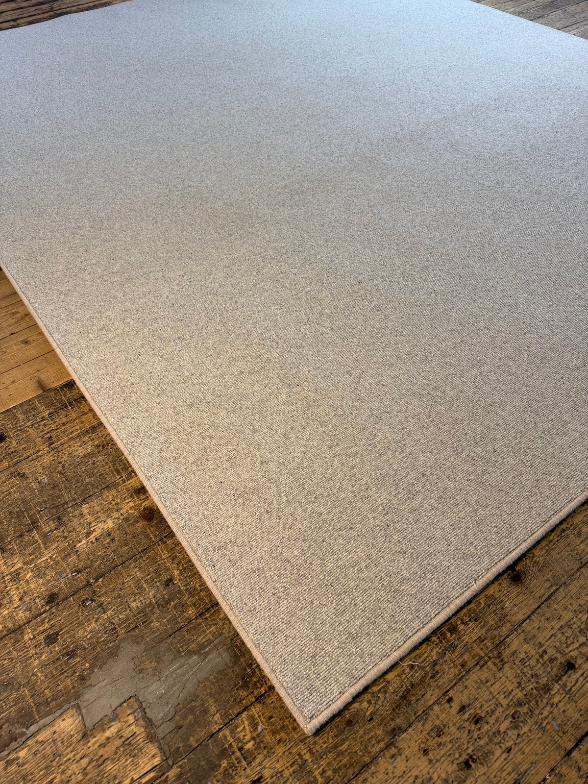 Bone 100% wool rug 265cm x 327cm