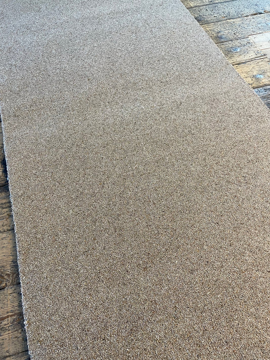 Light brown beige fleck hallway runner - Custom size