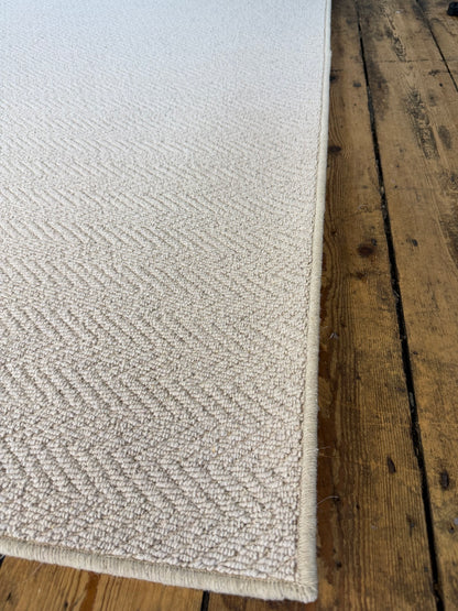 Aran herringbone 100% wool rug 240cm x 240cm