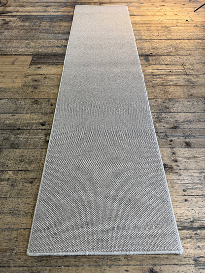 Sage 100% wool hallway runner 75cm x 314cm