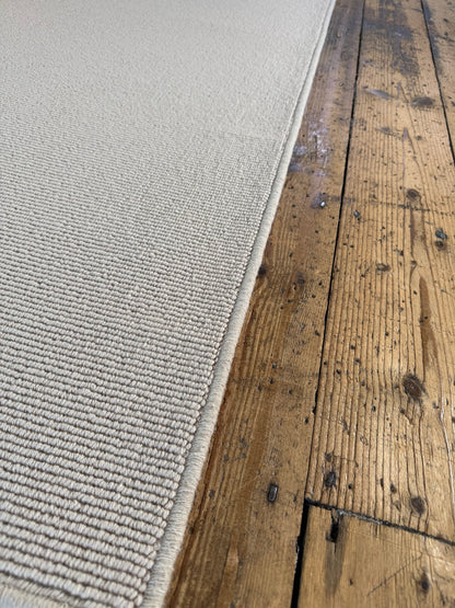 Champagne 100% wool rug 210cm x 300cm