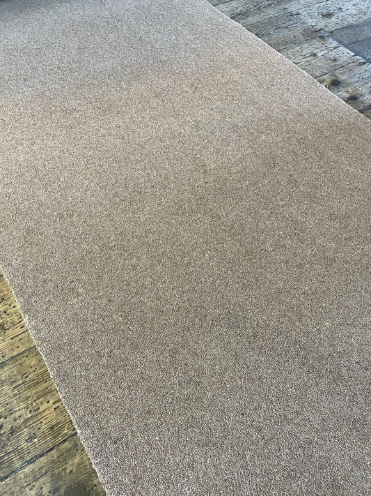 Light brown hallway runner (slight B-grade) - Custom size