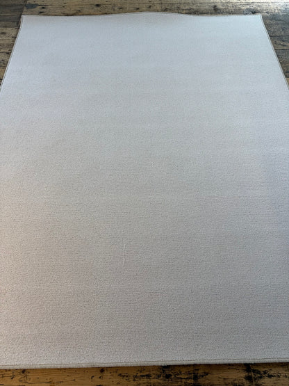 White flake 100% wool rug 200cm x 250cm