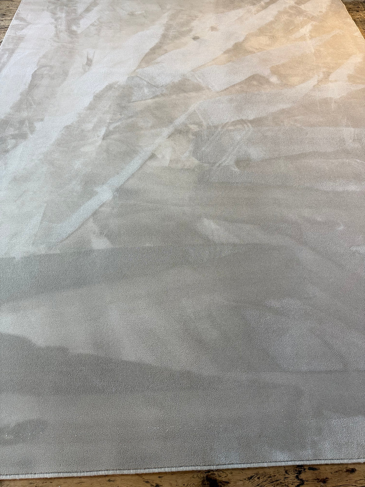Mushroom silk 100% polypropylene rug 260cm x 360cm
