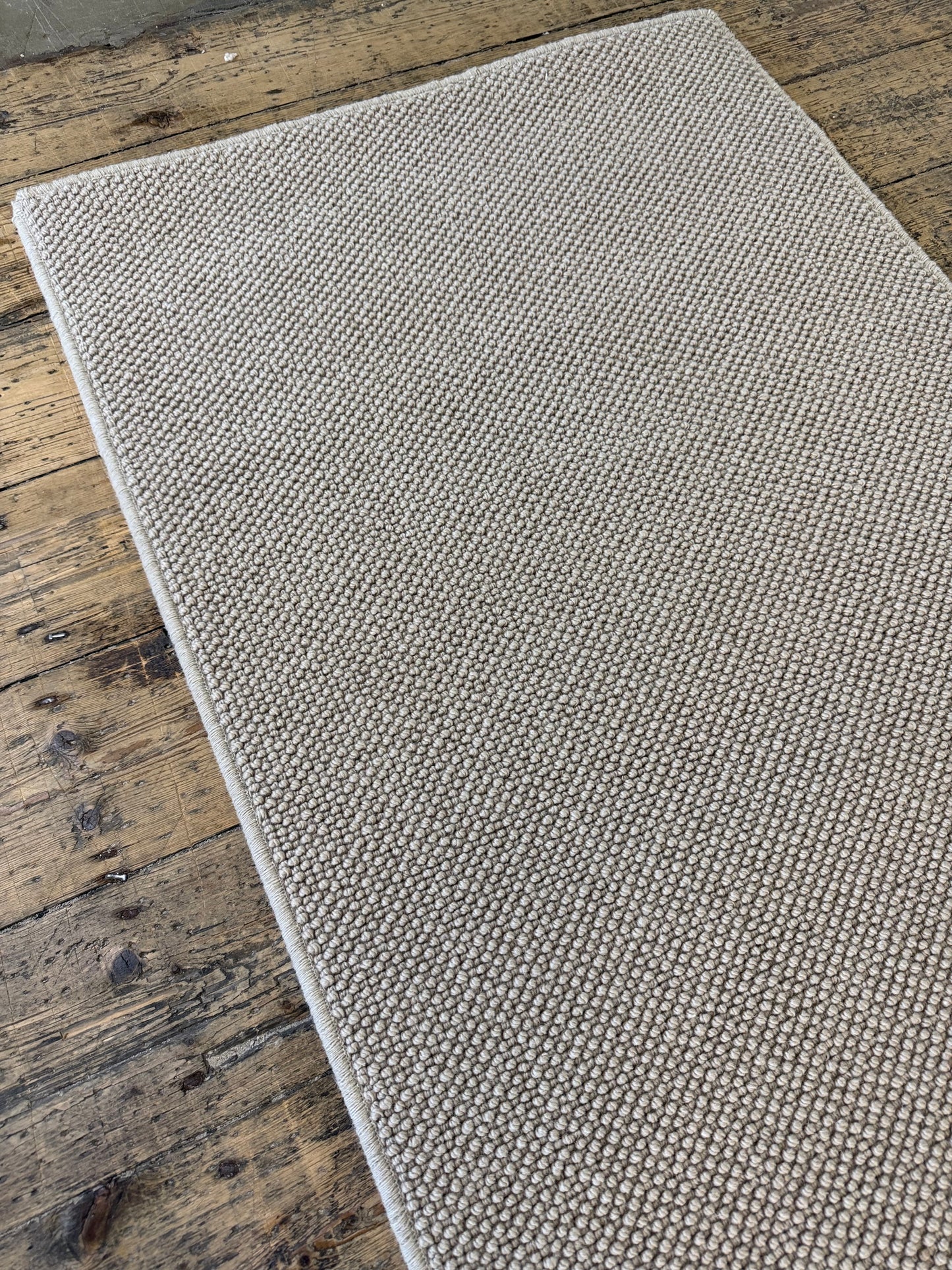 Sage 100% wool hallway runner 75cm x 314cm