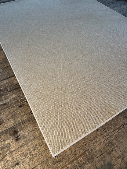 Honey gold 100% wool rug 190cm x 260cm