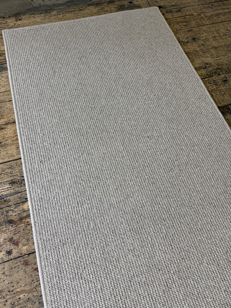 Hessian 100% wool hallway runner 82cm x 524cm