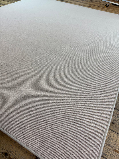 Champagne 100% wool rug 225cm x 256cm