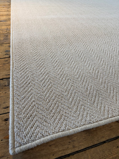 Harvest herringbone 100% wool rug 267cm x 270cm