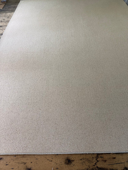 Biscuit 100% wool rug 290cm x 390cm
