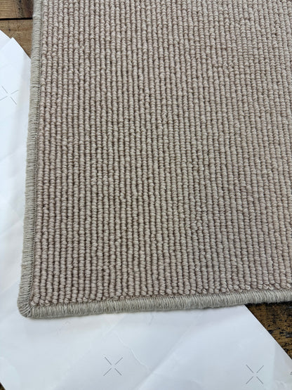 Champagne 100% wool rug 225cm x 256cm