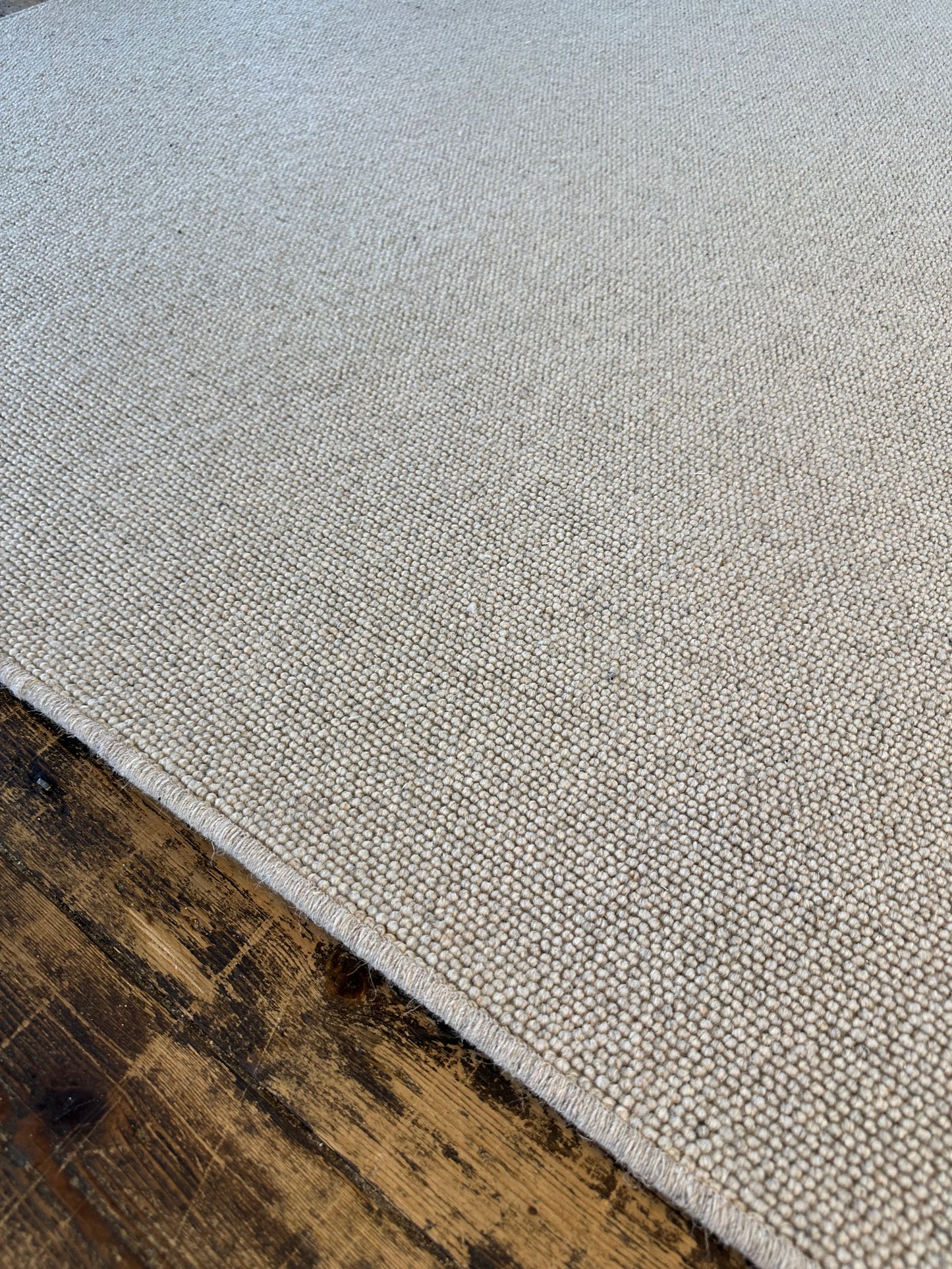 Pumice 100% wool rug 201cm x 211cm