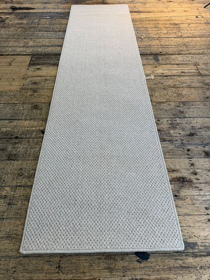 Oxford tone 100% wool hallway runner 75cm x 290cm
