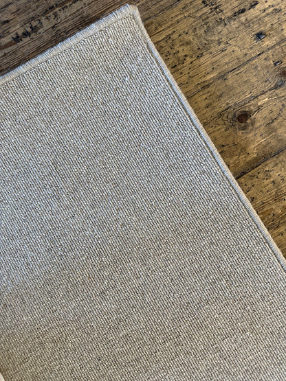 Oatcake 100% wool hallway runner 70cm x 250cm