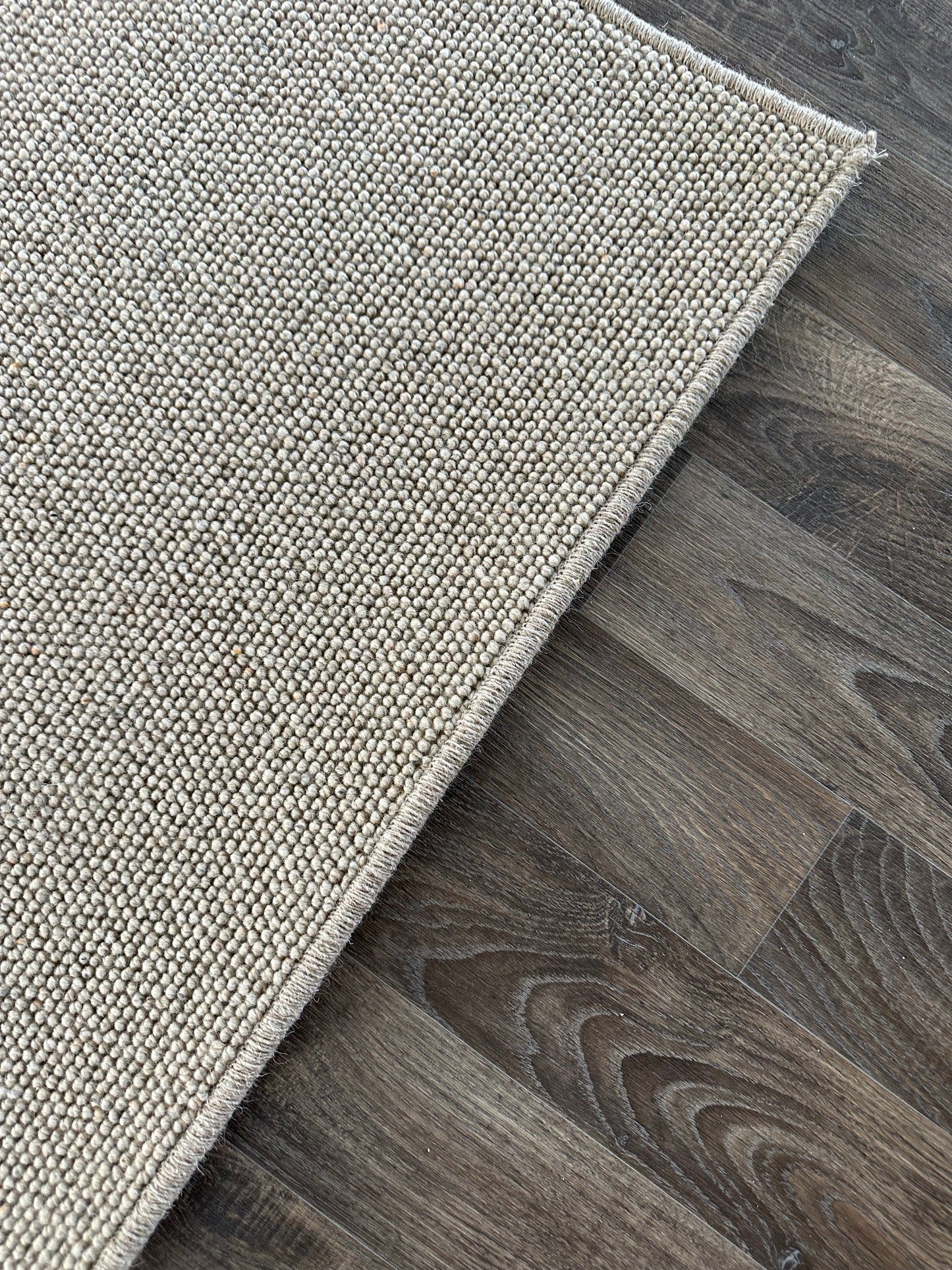 Pumice 100% wool rug 201cm x 211cm