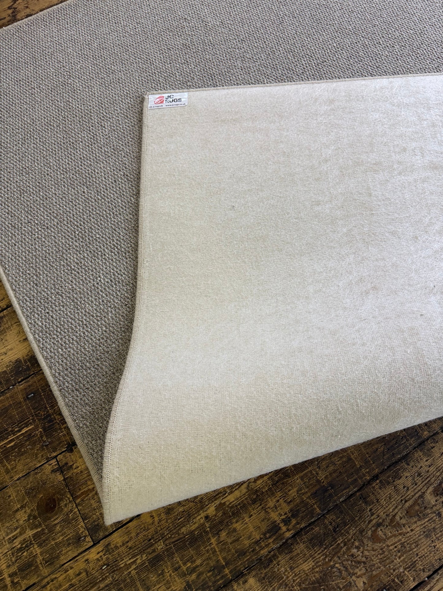 Smoke 100% wool rug 168cm x 240cm