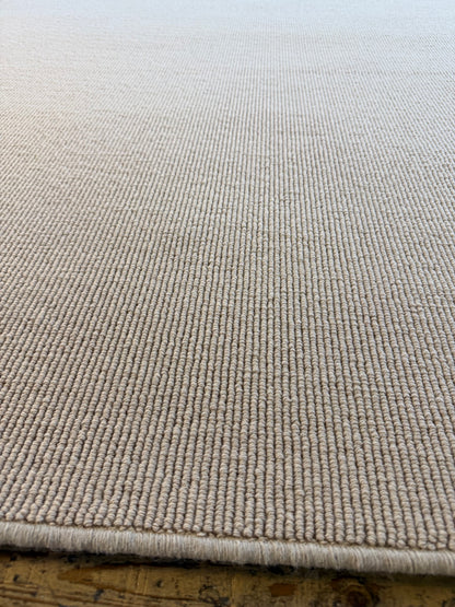 Champagne 100% wool rug 210cm x 300cm