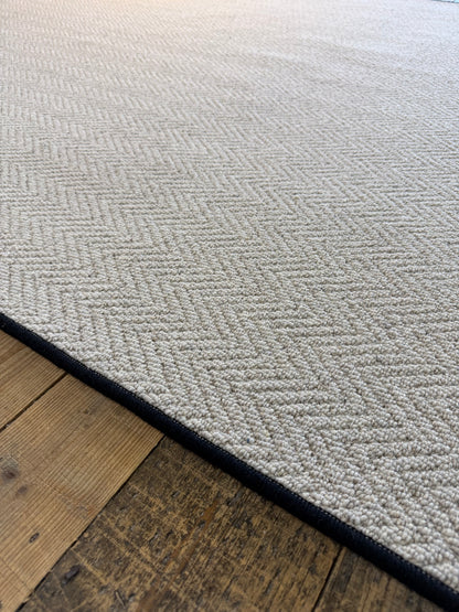 Harvest Herringbone 100% wool rug 200cm x 283cm