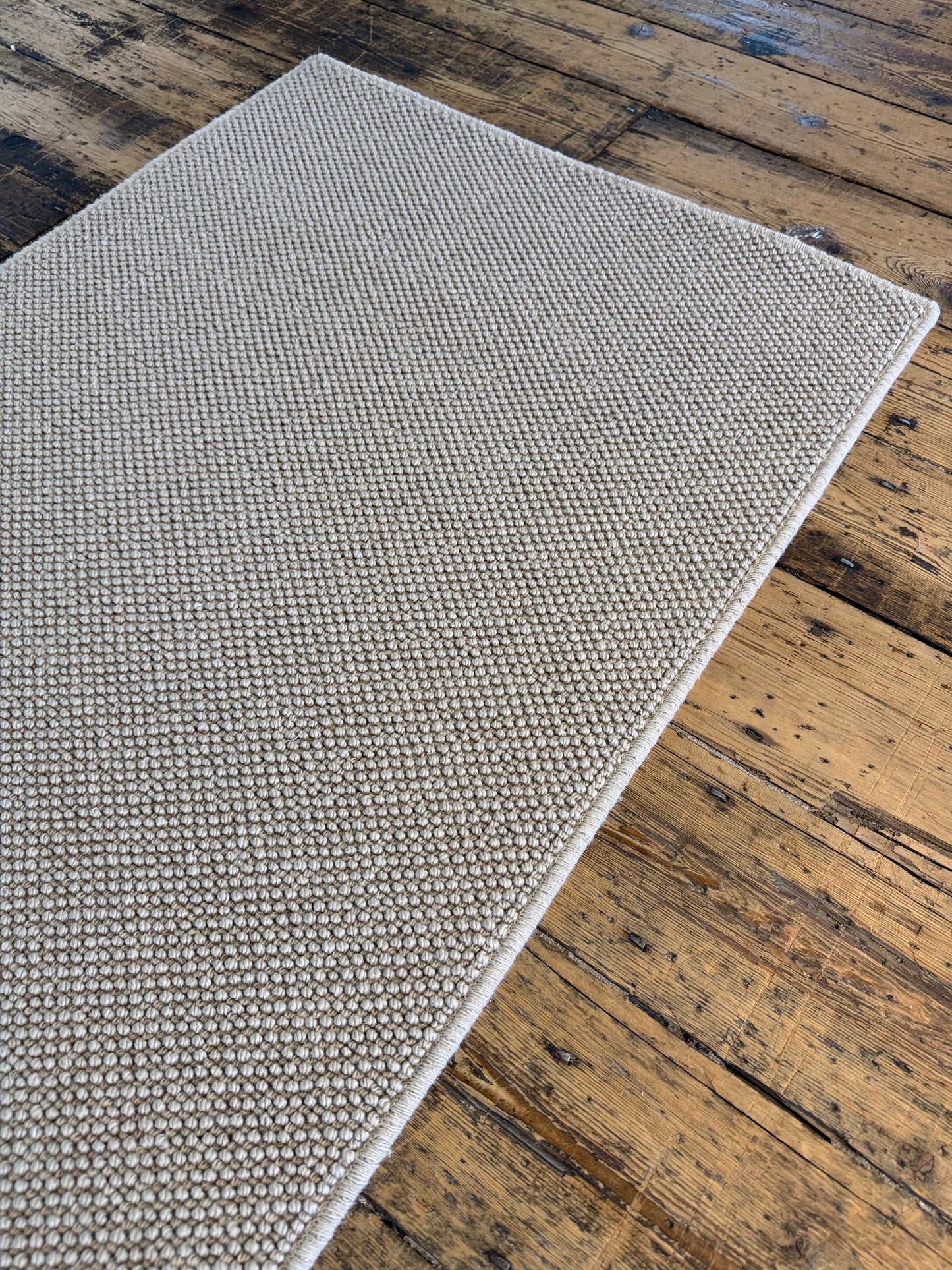 Sage 100% wool hallway runner 75cm x 314cm