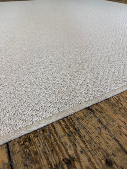 Aran herringbone 100% wool rug 180cm x 200cm