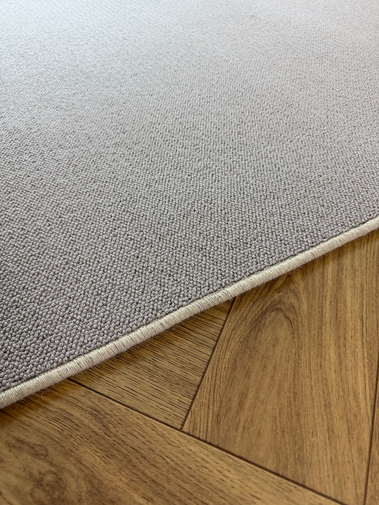 Grey mist 100% wool rug 160cm x 230cm