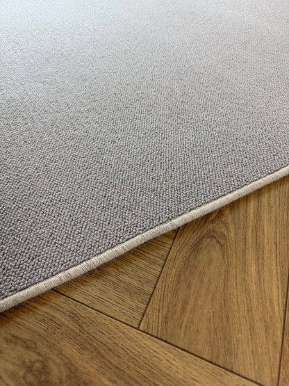 Grey mist 100% wool rug 160cm x 230cm