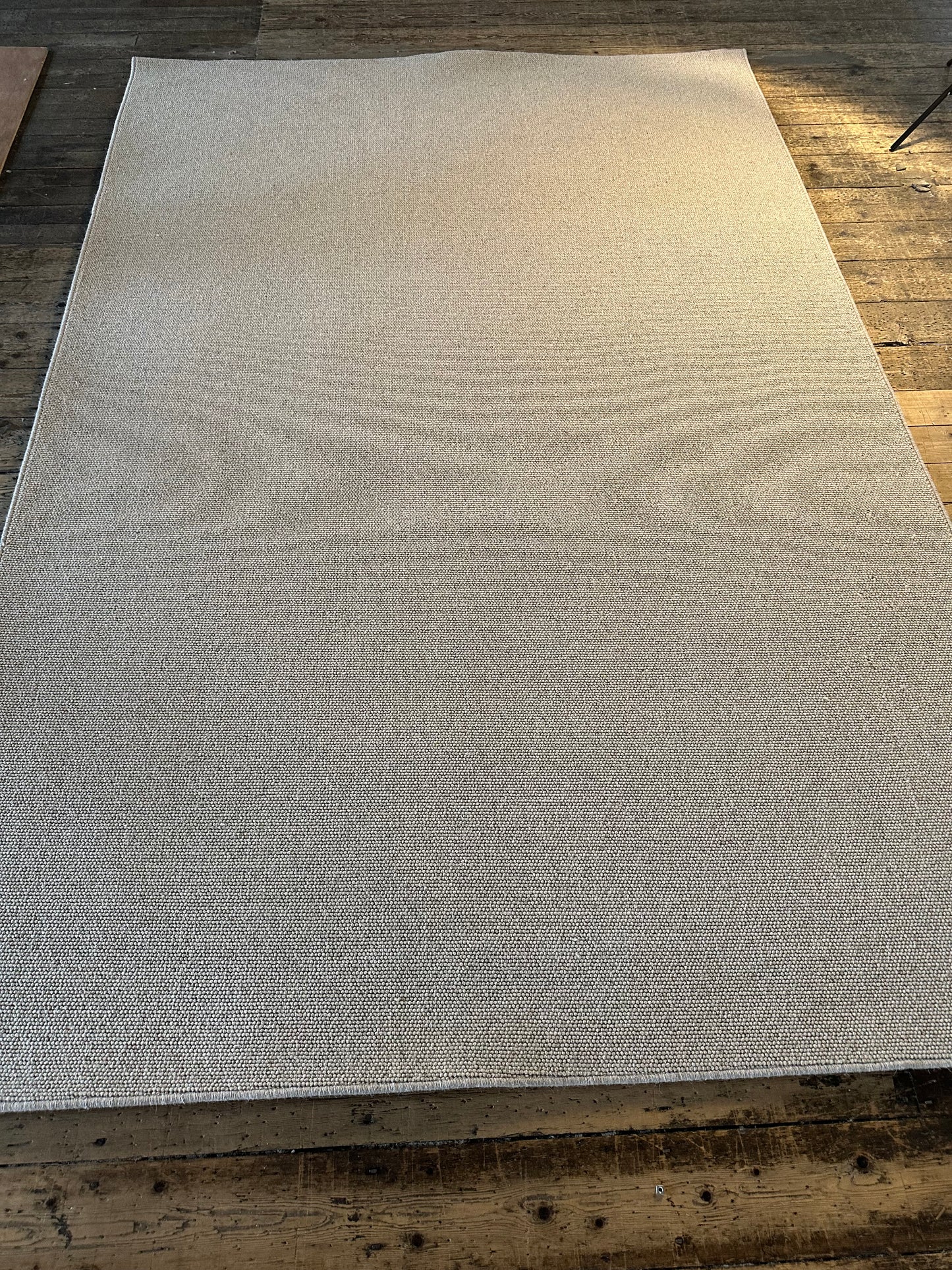 Flax 100% wool rug 200cm x 304cm