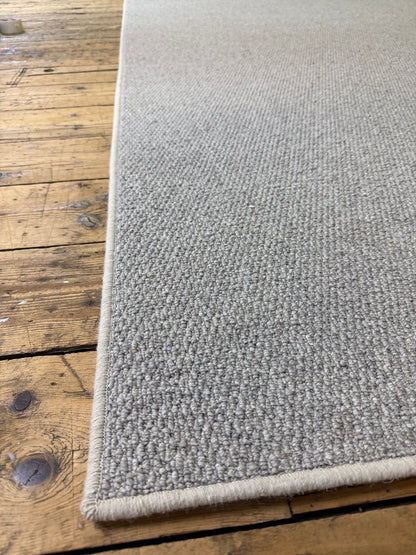 Smoke 100% wool rug 168cm x 240cm