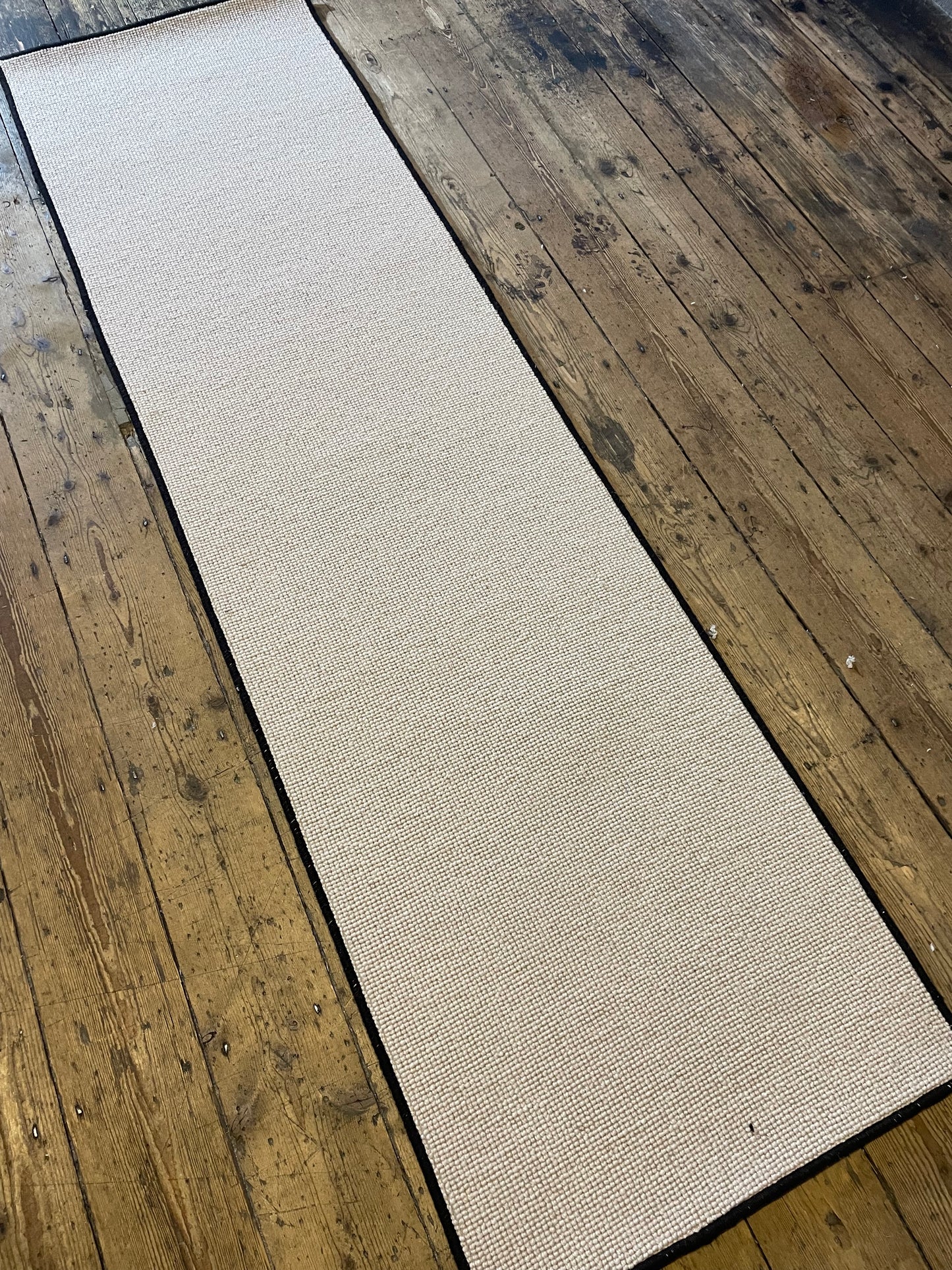 Creamy beige westex hallway runner