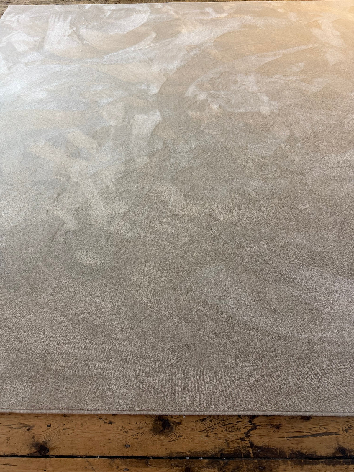 Oyster 100% polypropylene rug 275cm x 287cm