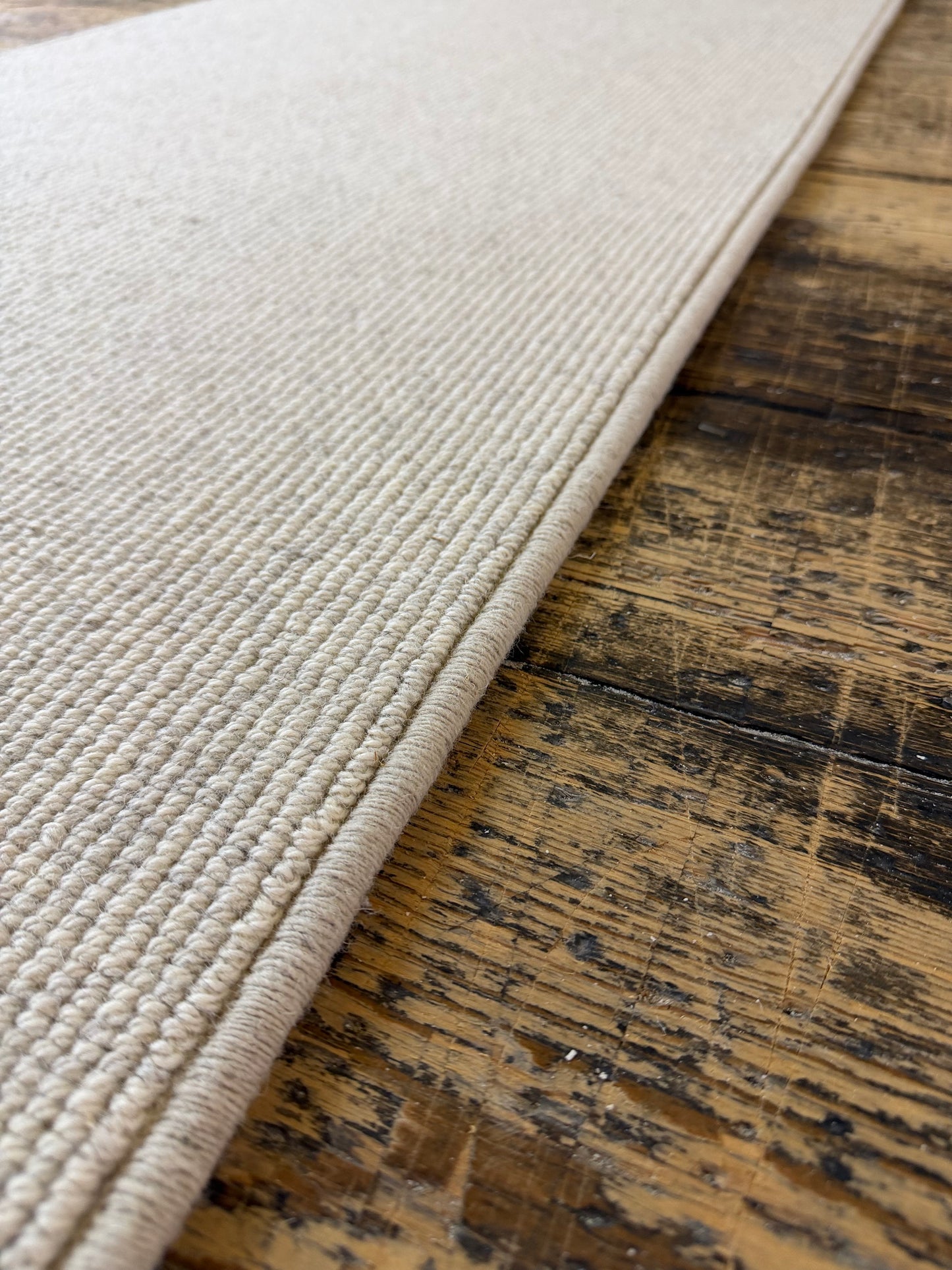 Tawny 100% wool hallway runner 70cm x 310cm