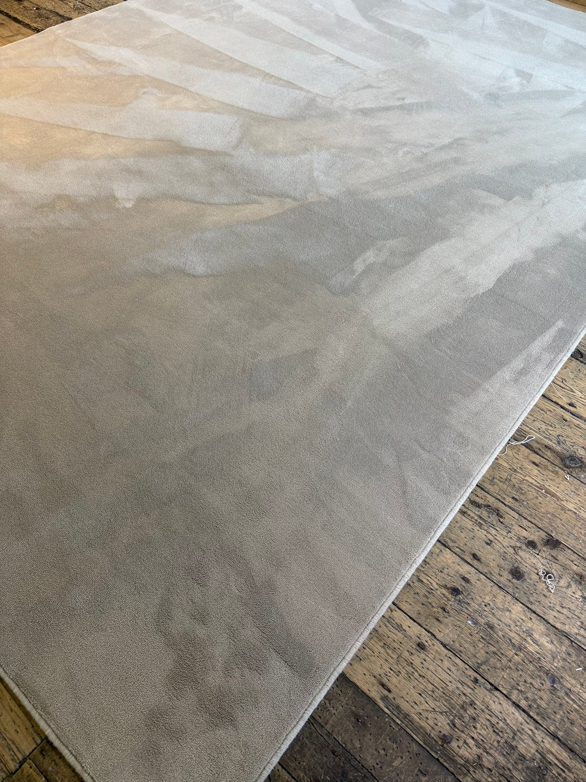 Mushroom silk 100% polypropylene rug 260cm x 360cm