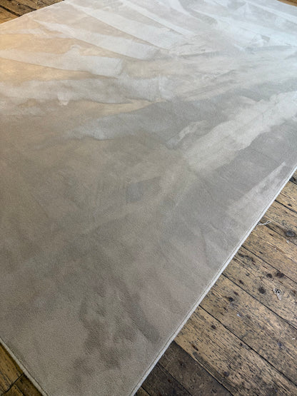 Mushroom silk 100% polypropylene rug 260cm x 360cm