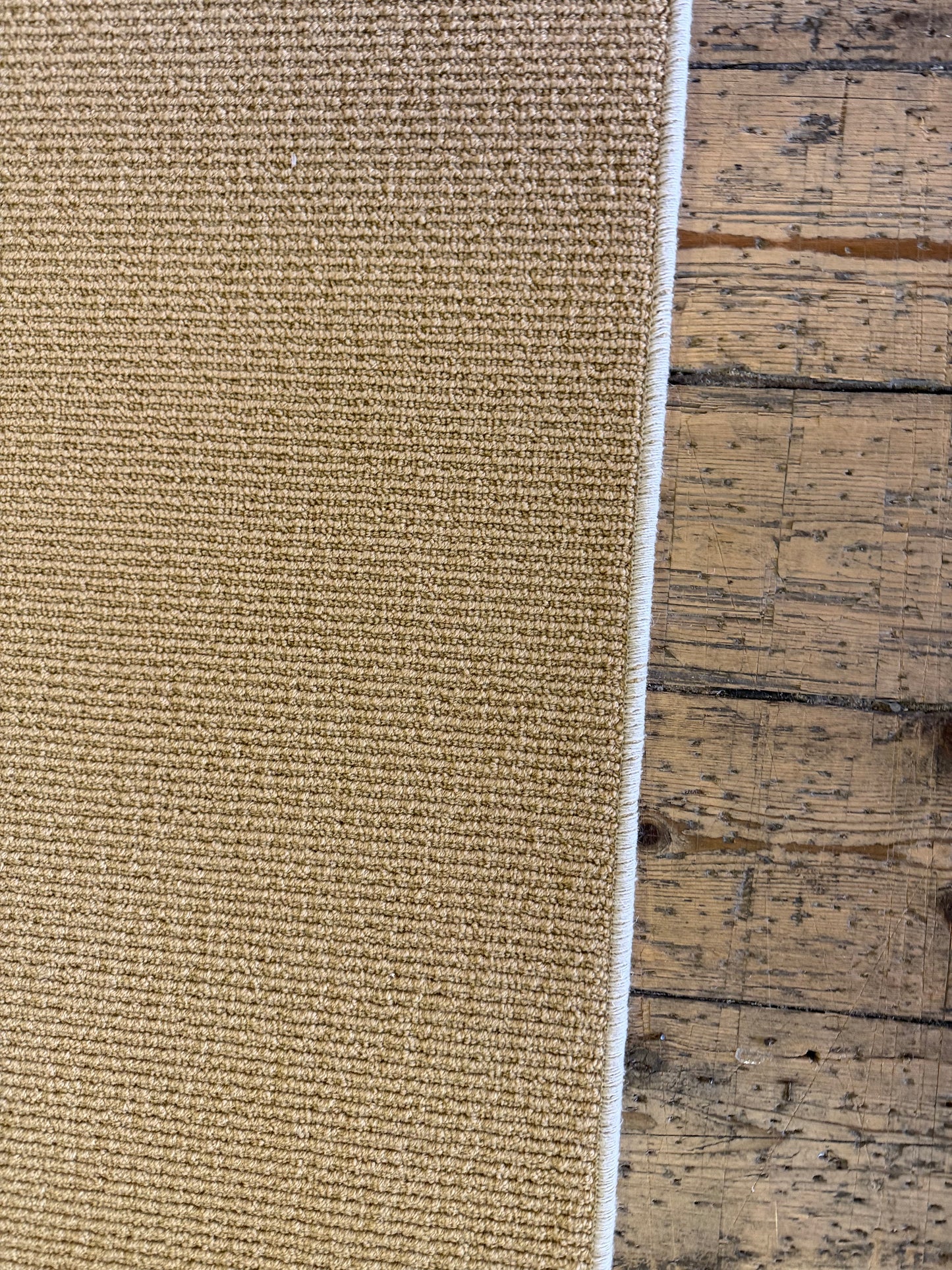 Rustic orange 100% wool rug 200cm x 300cm