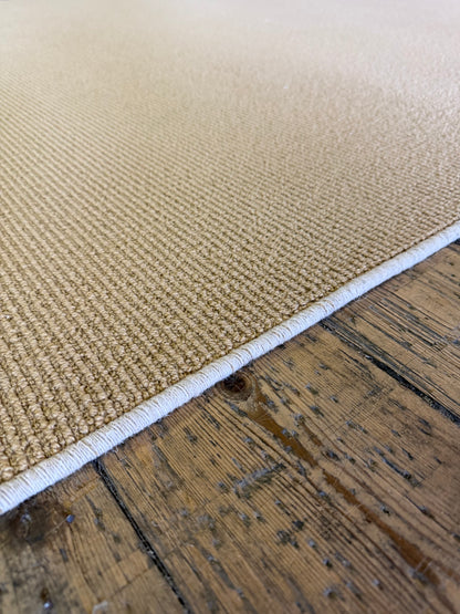 Rustic orange 100% wool rug 200cm x 300cm