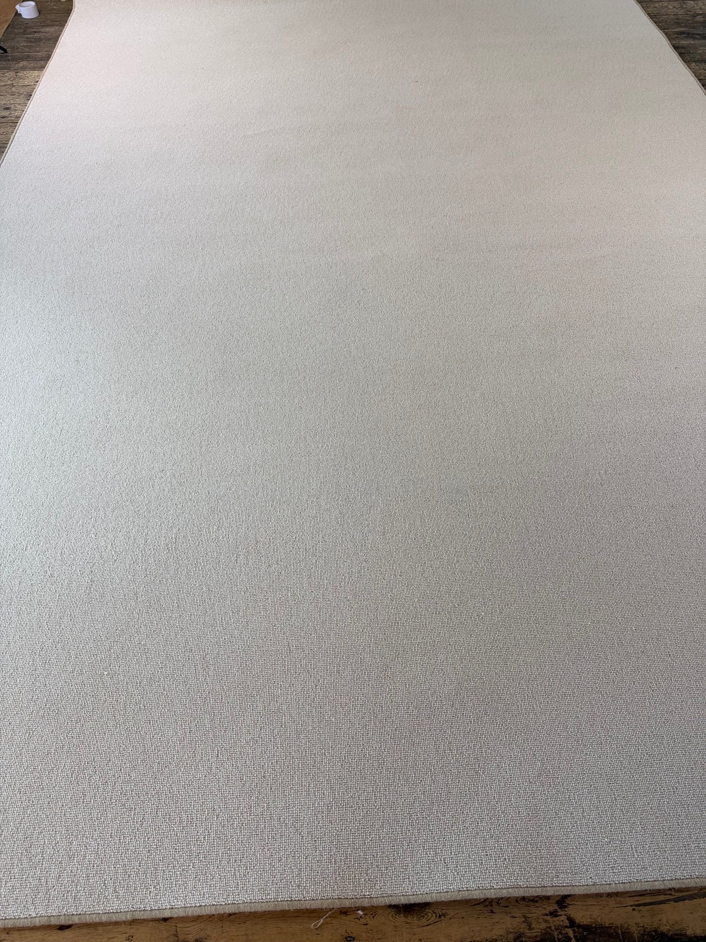 Chalk 100% wool rug 285cm x 398cm